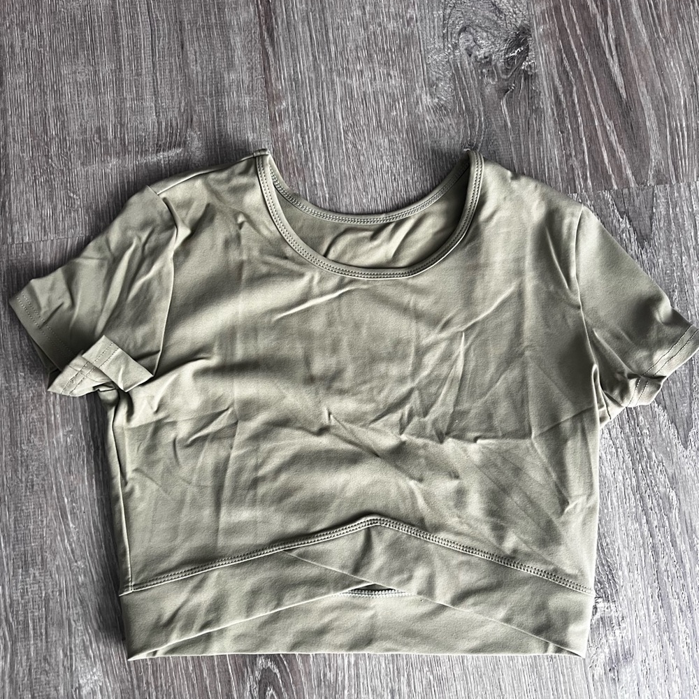Hemmed Crop Top